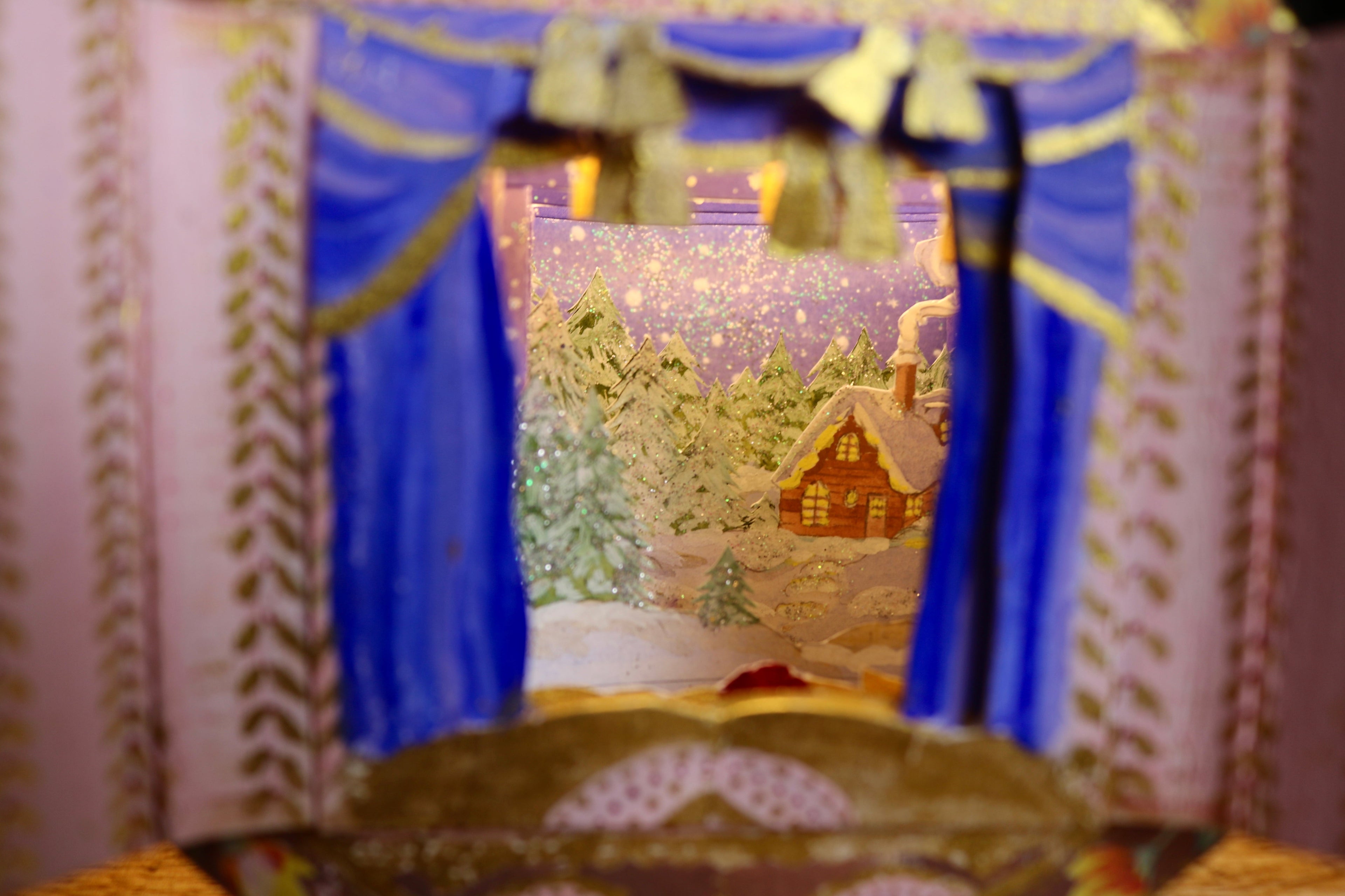 Tunnel Book - "La danseuse d'hiver" Gwennbleun